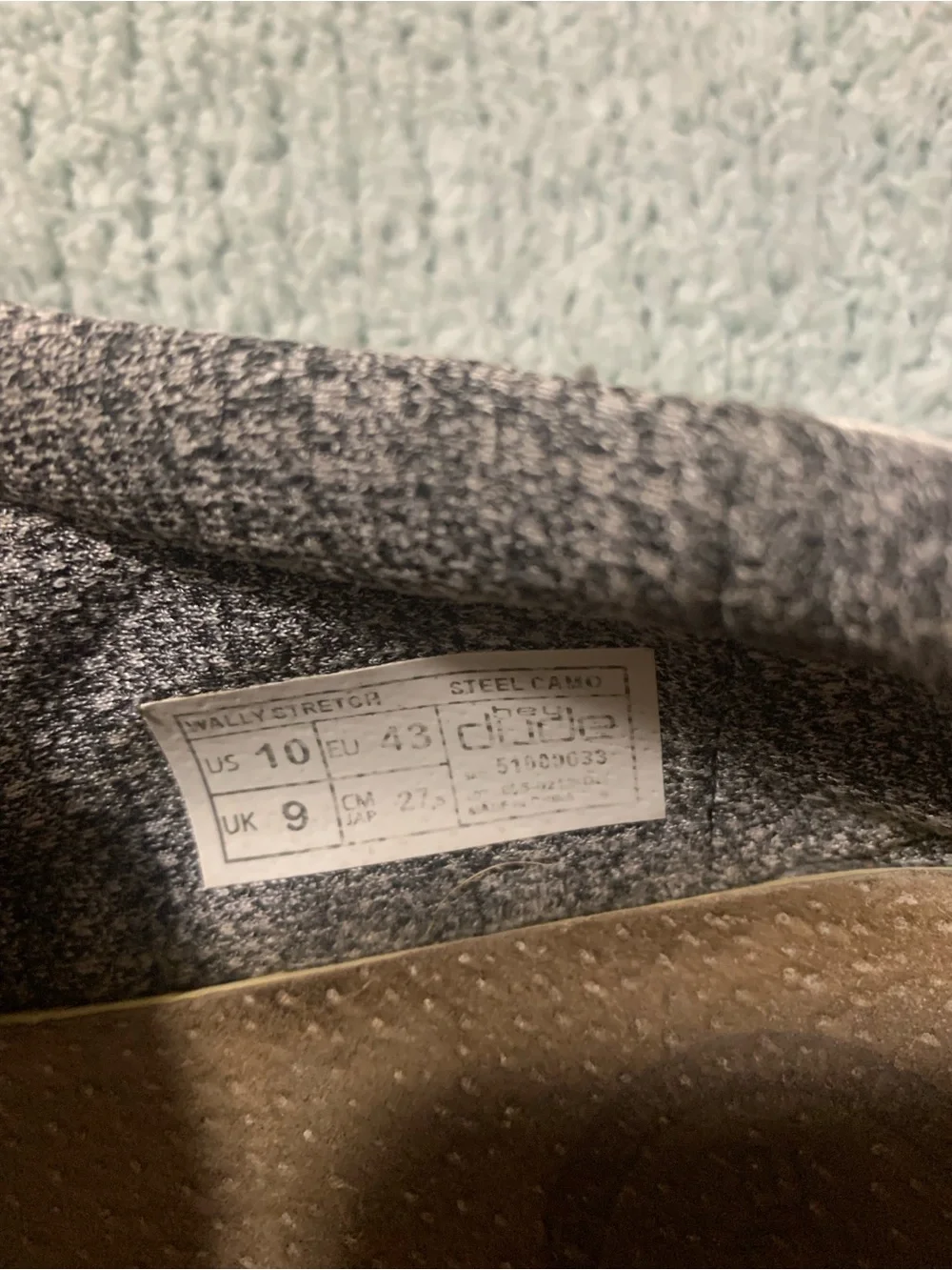Hey Dude Men’s Grey Slip-On Shoes